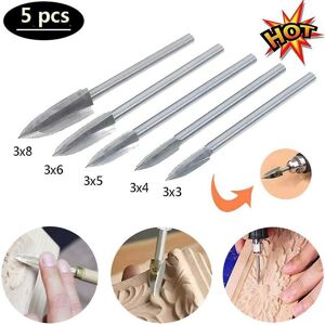 AOUGO Professional Carving Knife Wood Carving Tool Carpentry Accessories 5pcs