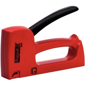 20443802 'R53 Ergonomic' Staple Gun, Red/Black - Rapid