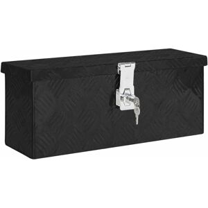 Berkfield Home - Royalton Storage Box Black 50x20.5x15 cm Aluminium