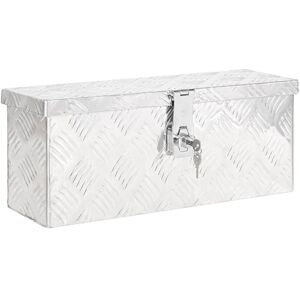 Berkfield Home - Royalton Storage Box Silver 50x20.5x15 cm Aluminium