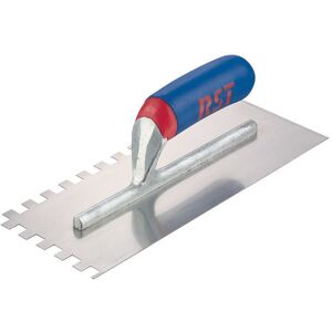 R.s.t. RTR6260S Notched Trowel Square 10mm² Soft Touch Handle 11 x 4.1/2in RST 6260ST