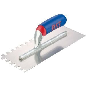 R.s.t. Notched Trowel Square 6mm Soft Touch Handle 11 x 4.1/2in RST 8002ST