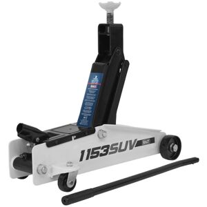 Sealey - 1153SUV Long Chassis High Lift suv Trolley Jack 3tonne