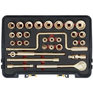 Socket Set 31pc 1/2Sq Drive - Non-Sparking NS039 - Sealey