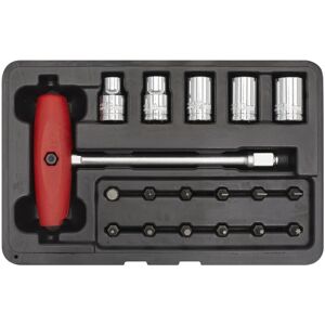 Socket & jis Bit Set 18 Piece - Sealey