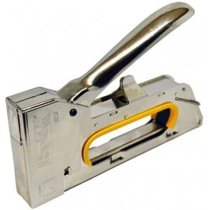 Staple Gun for Upholstery Jobs, Full Metal Construction, Pro, R23, 10600521 - Silver - Rapid