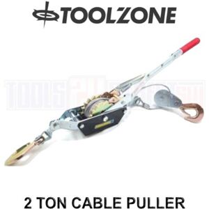 Toolzone - 2 Ton Hand Winch Cable Puller Turfer Boat Trailer / Car / Auto Lifting Tool TD025