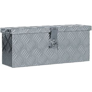 Sweiko - Aluminium Box 48.5x14x20 cm Silver VDTD04949