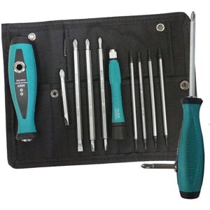 ZVD - 10pcs Screwdriver Set - Multi-function - cr-v Magnetic - Slotted, Star - Double Head - Household Appliance Repair
