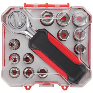 Tlily - 13Pcs Sleeve Combination Set Small Flying Head Ratchet Wrench Auto Repair Tool