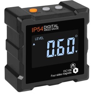 TINOR 360° lcd Digital Inclinometer Magnetic Digital Inclinometer Electronic Inclinometer, Automatic Shutdown, with Magnetic Backlight, 4 Magnetic Sides,