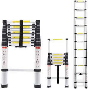 DAYPLUS Aluminium Telescopic Ladder Extension Extend - Portable Foldable (3.2M)