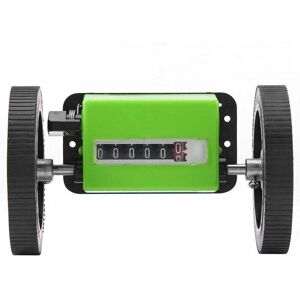 Shining House - AlwaysH Meter Counter - 1pc Mechanical Length Meter Counter Roller Wheel Green