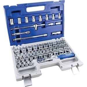 Facom - Expert E032909 Socket & Accessory Set of 55 a/f & Metric 1/2in Drive BRIE032909B