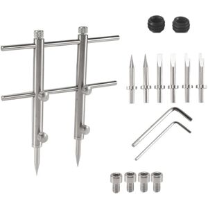 TLILY Camera Lens Openning Repairing Tool Kit 10-100mm Repair Set with 3 Tips 6 Screws 2 Hexagon Wrench for DSLR