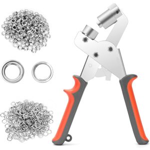 Ccykxa - Professional Eyelet Pliers, Multifunction Eyelet Pliers, with 100 Eyelets (Inner ø 10mm), for Tarpaulin Leather Cardboard pvc Fabric