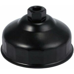Hoopzi - dedc 86mm 16 Flutes Oil Filter Wrench for bmw, Oil Filter Housing Cap Removal Tool fits N54 N55 N52 bmw Engines (Black)