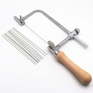 Linghhang - 12 Piece Jewelry Set with Frame and Blades Adjustable Jeweler Saw, Jewelry Making Tool