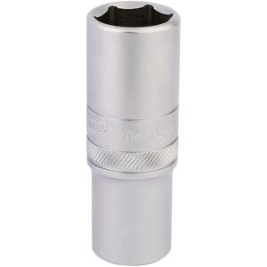 Draper - 1/2 Square Drive 6 Point Metric Deep Socket (20mm) (16652)