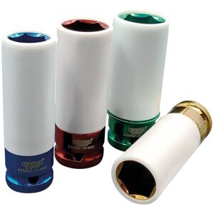 Draper Tools - Draper 1/2' Sq. Dr. Wheel Nut Sockets for Alloy Wheels (4 Piece) (82972)