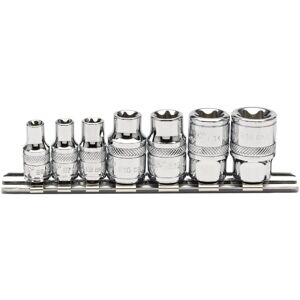 Draper Tools - Draper 1/4' and 3/8' Sq. Dr. Draper TX-STAR&174 Socket Set (7 Piece) (34412)