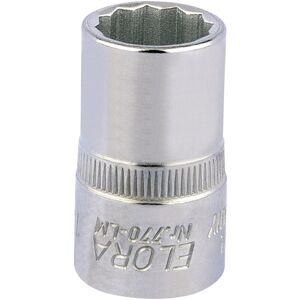 DRAPER TOOLS 15mm 1/2 Square Drive Elora Bi-Hexagon Socket (24608)