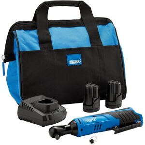 Draper 12V Cordless Ratchet Wrench Kit with 3/8