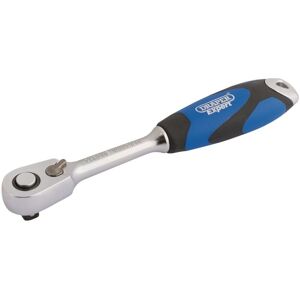 Draper - 1/4' Sq. Dr. 60 Tooth Micro Head Reversible Soft Grip Ratchet (26514)