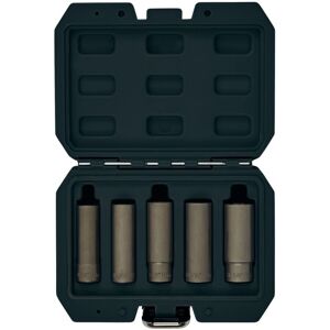 Draper 5-Piece Wheel Nut Double Socket Set – 3/8
