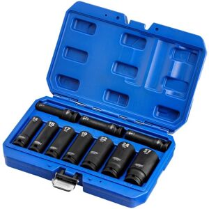 Draper - 1/2' Sq. Dr. Metric Deep Impact Socket Set (10 Piece) (83096)