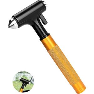 YMYNY Emergency Hammers, Car Window Hammer, Portable Metal Seat Belt Cutter, Anti-Slip Tool, Breaks Glass and Windows, Suitable for Camping, Outdoor