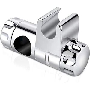 ZVD - Hand Shower Holder, Wall Mounted Shower Rod, Adjustable Hand Shower Holder, Chrome Finish Quality abs Plastic Notch, 18-25mm od Sliding Bar