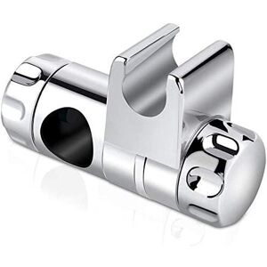 ZVD - Hand Shower Holder, Wall Mounted Shower Rod, Adjustable Hand Shower Holder, Chrome Finish Quality abs Plastic Notch, 18-25mm od Sliding Bar