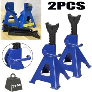 Dayplus - Heavy Duty Jack Stands Steel Robust Construction Support Lift 3 Ton Axel Stand