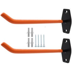 LINGHHANG 2 Pack Ink Tire Holder Wall Mount Storage Rack 26cm Large Garage Hooks for Organizing Garages, Tire Wheels, Ladder