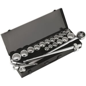 Sealey Metric Imperial Socket Set 22pc 3/4