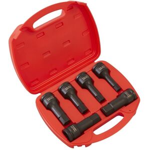 Sealey - AK5586 Premier Hex Impact Socket Bit Set 3/4''Sq Drive 6pc