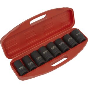 AK888M Premier Deep Impact Socket Set 1''Sq Drive 8pc - Sealey