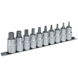 Sealey - AK6208 Premier TRX-Star Socket Bit Set 1/2'Sq Drive 10pc