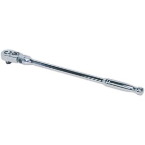Sealey - AK662F Premier Pear-Head Ratchet Wrench with Flexi-Head & Flip Reverse 1/2''Sq Drive 445mm
