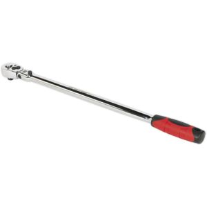 Sealey - AK6697 Premier Extra-Long Flexi-Head Ratchet Wrench 3/8'Sq Drive 455mm