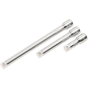 AK6350 Premier Extension Bar Set 1/2'Sq Drive 3pc - Sealey