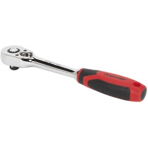 Sealey - AK8947 Premier Pear-Head Ratchet Wrench with Flip Reverse 3/8'Sq Drive