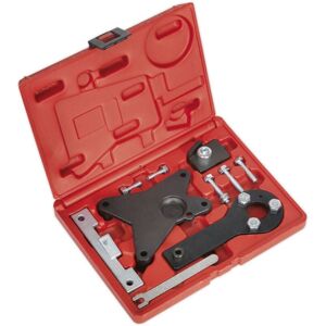 Sealey - VSE5061 Petrol Engine Timing Tool Kit - for Alfa Romeo, Fiat, Ford, Lancia 1.2/1.4 8v - Belt Drive