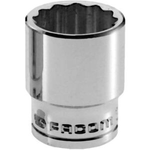 Deep Socket 1/2in Drive 17mm Bi-Hexagon Chrome FCMS17LA - Facom