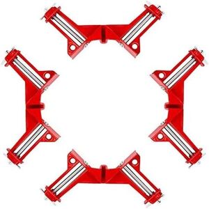 Sollbry - 4Pcs Adjustable 90 Degree Right Angle Clamps for Woodworking - Aquarium Glass Picture Frame