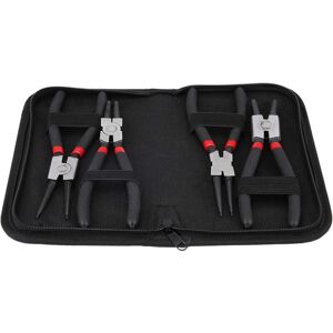 Sollbry - Circlip Pliers,4Pcs Circlip Pliers Set 7 Inch/175mm Straight Curved Internal External Circlip Pliers Sets with Storage Case Non-Slip Handle