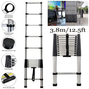 DAYPLUS Telescopic Extension tall Ladder Folding 13 Step Multi-Use Non-Slip Ladders diy