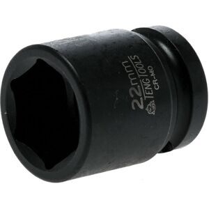 TENG TOOLS Tengtools - Teng 920522N Impact Socket Hexagon 6-Point 1/2in Drive 22mm TEN920522N