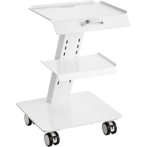 Vevor - Mophorn Lab Trolley, 3-Layer Rolling Lab Cart, Metal Mobile Trolley with Swivel Wheels, Tray Rolling Clinic Cart 220 lbs Weight Capacity, for